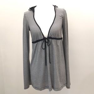 ELLA MOSS • Small Striped Hoodie • Cotton